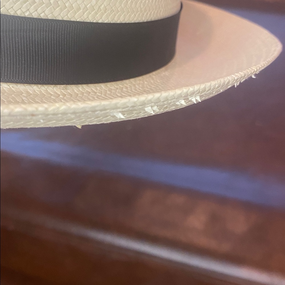 Stetson Light Straw Fedora Hat - Ivory - Picture 16 of 16